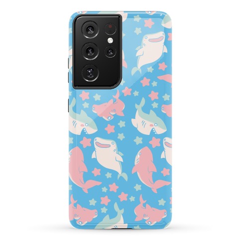 Happy Shark Pattern Phone Case